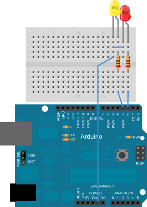 Arduino. Exemplo 2: Blink doble